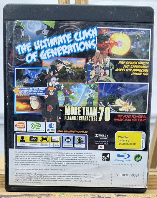 Naruto Shippuden Ultimate Ninja Storm Generations Playstation 3 PS3 Broken Case