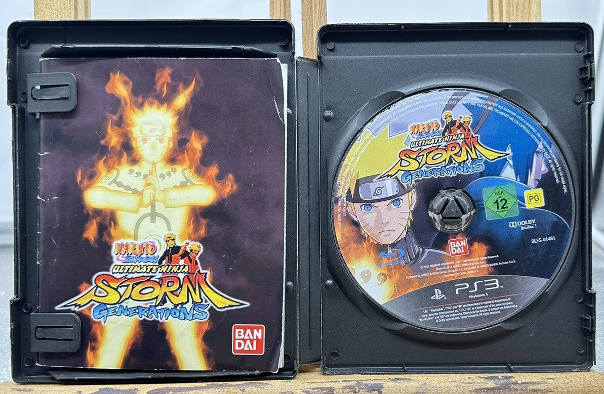 Naruto Shippuden Ultimate Ninja Storm Generations Playstation 3 PS3 Broken Case