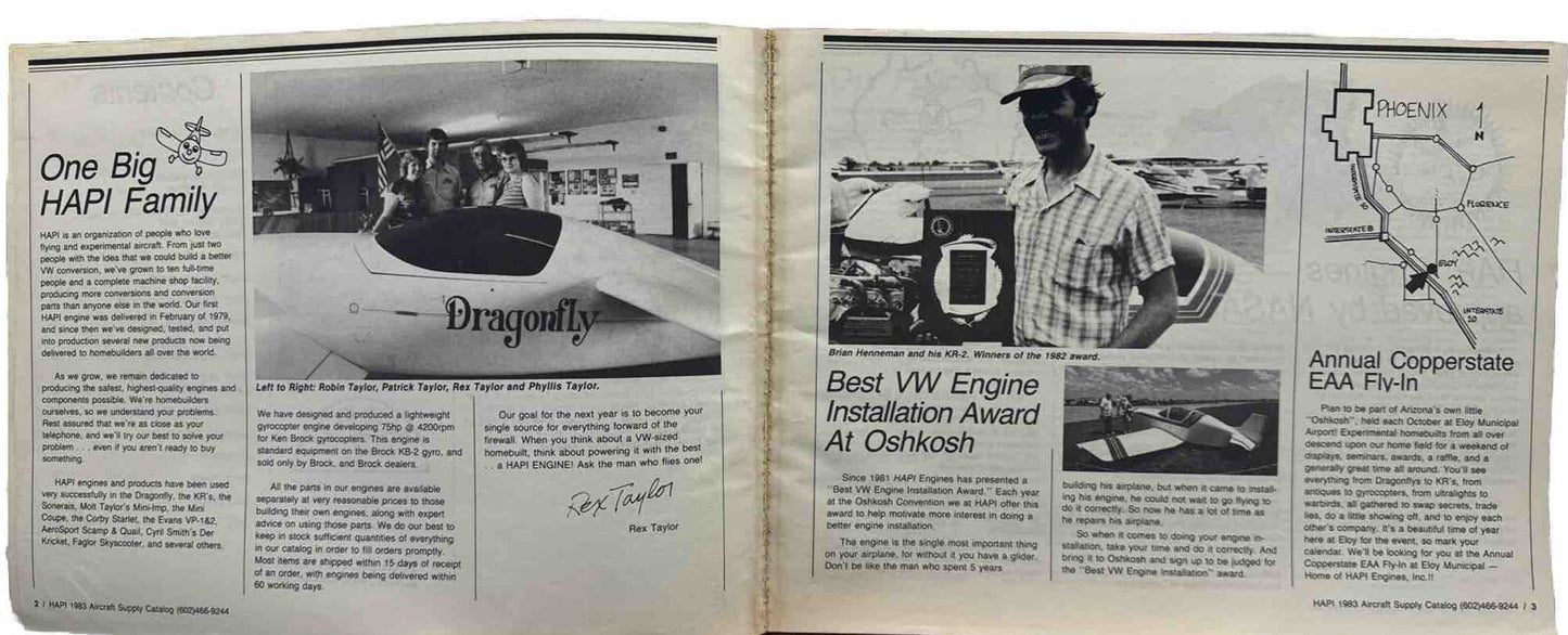 Hapi Engines Inc Magazine - In Ok Condition