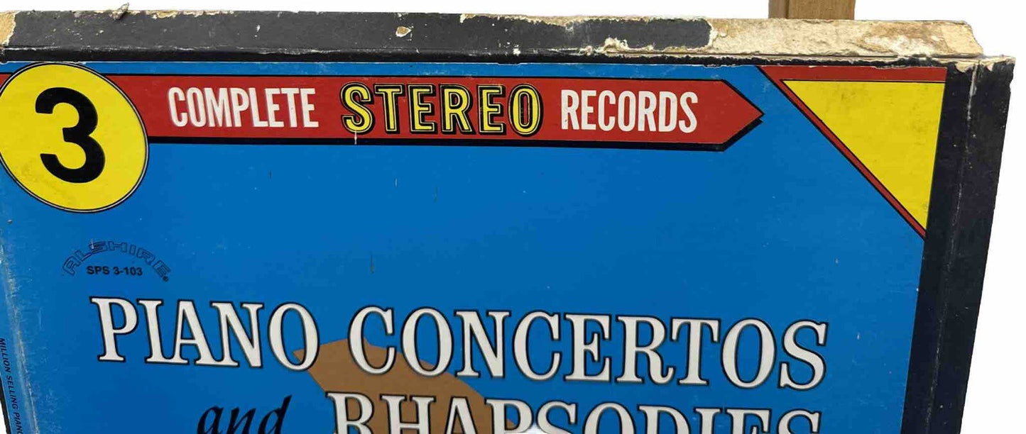 Piano Concertos And Rhapsodies 3 Record Set - Record In OK Condition 4000