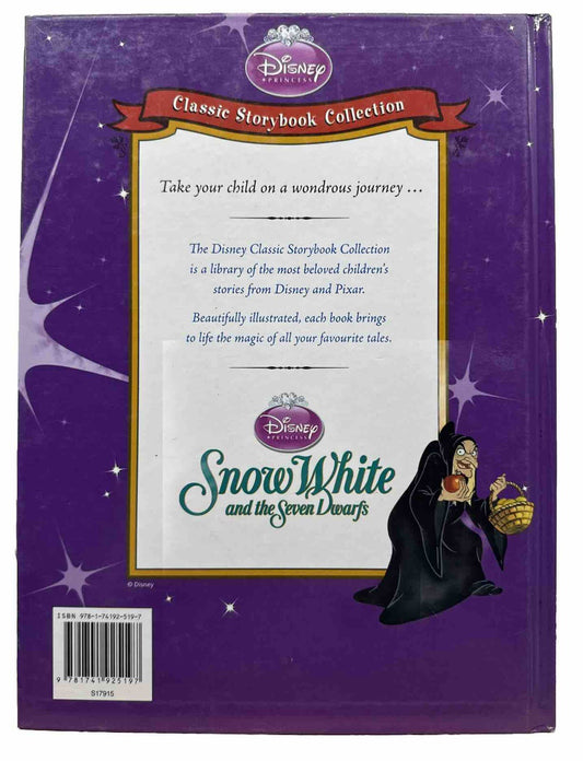 Disney Classic Storybook Snow White And The Seven Dwarfs Book In Good Condition
