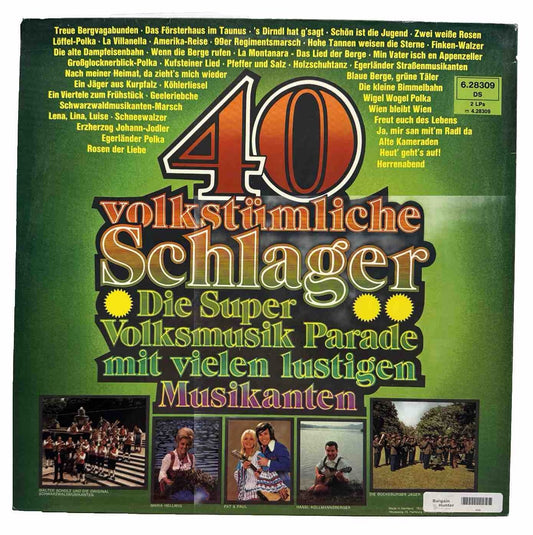 40 Volkstumliche Schlager - Vinyl Record In Good Condition 5662
