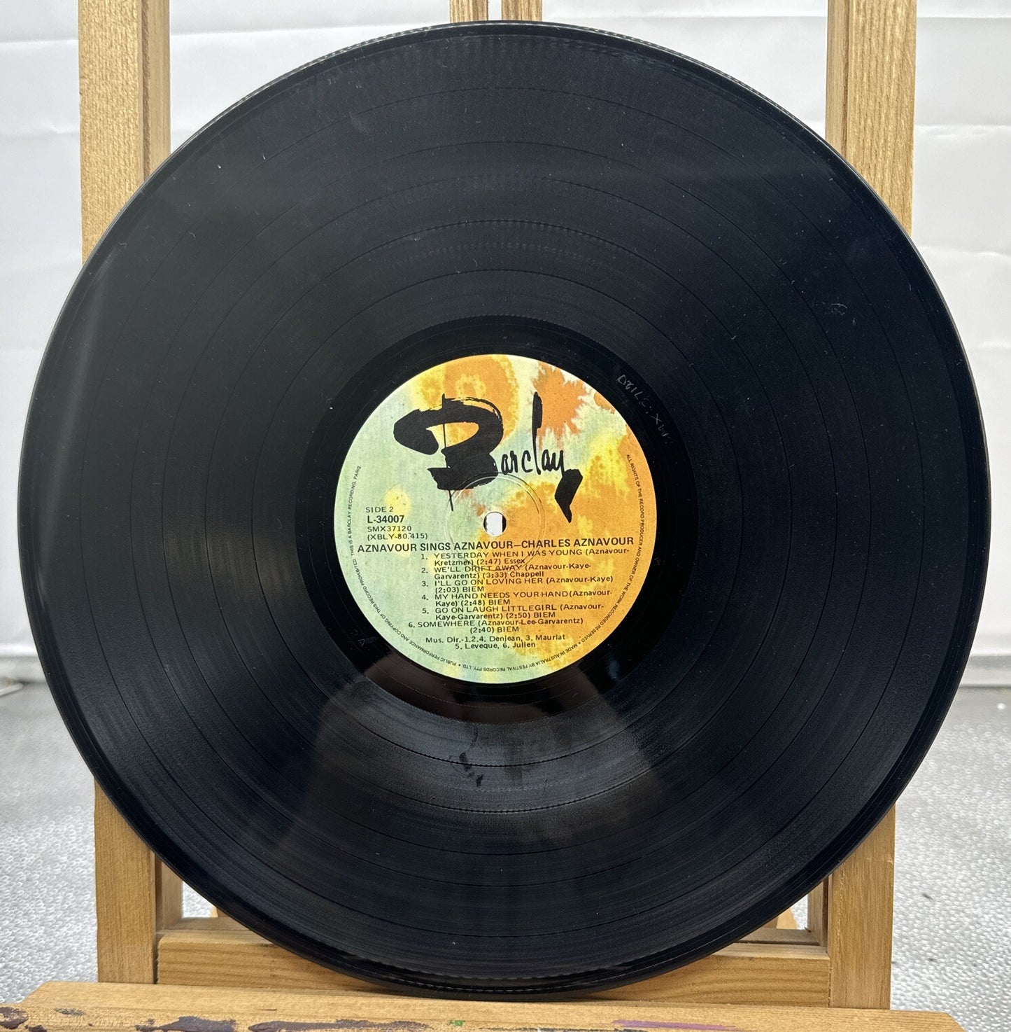 Aznavour Sings - Aznavour - Record In OK Condition 5641