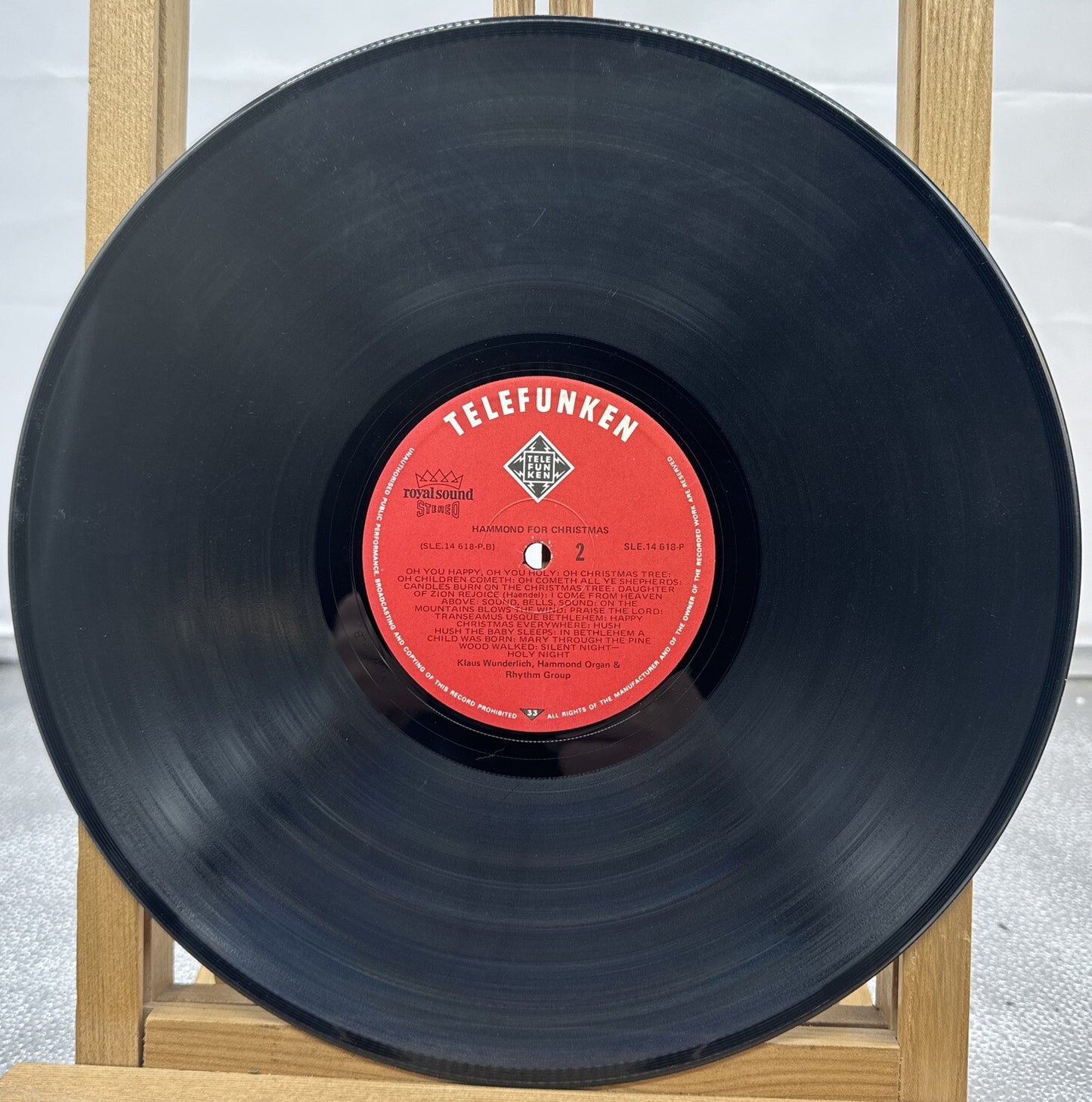 Hammond For Christmas Klaus Wunderlich - Record In OK Condition 5669