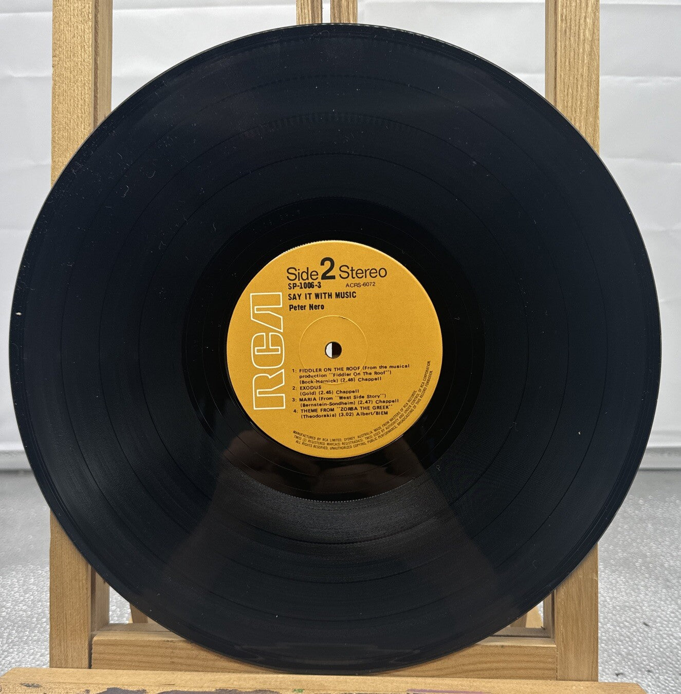 Say It With Music - Peter Nero Record ONLY In OK Condition
