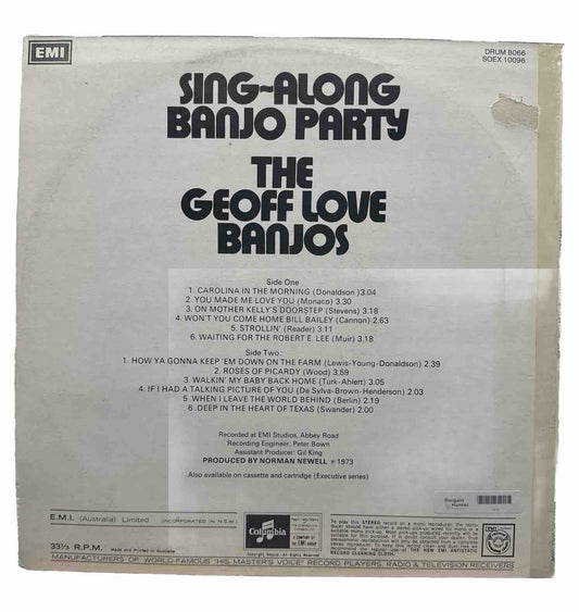 Sing Along Banjo Party - The Geoff Love Banjos - Record In OK Condition 4415
