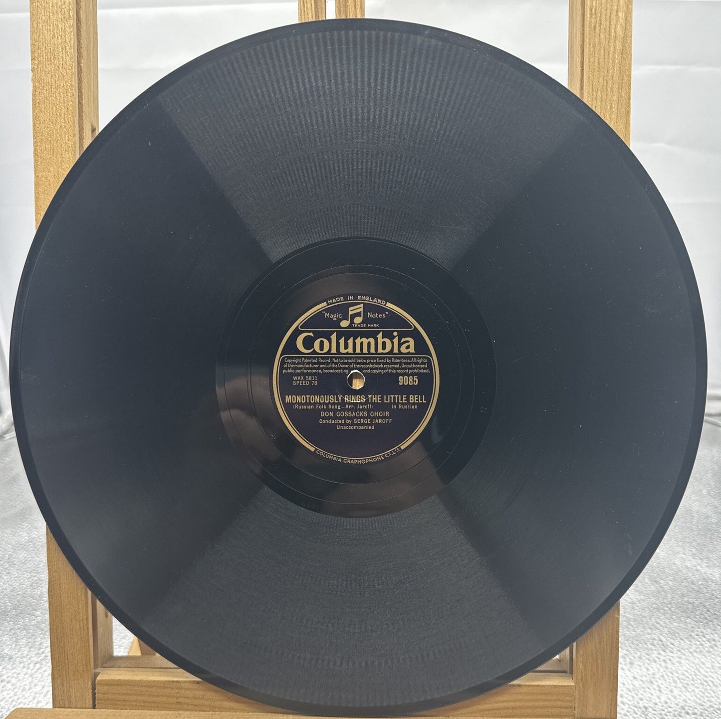 Columbia - Song Of The Volga Boatmen In Russian Record ONLY In OK Condition 4082