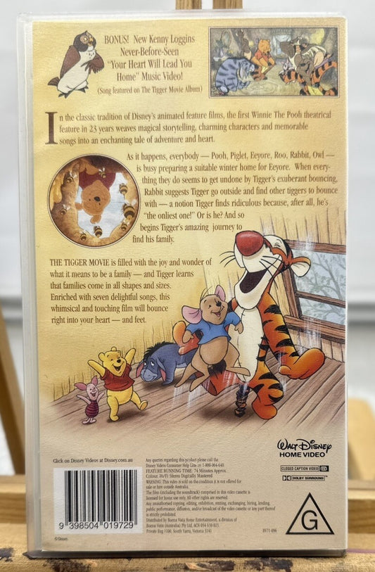 Walt Disney The Tigger Movie VHS In Good Condition - 6004