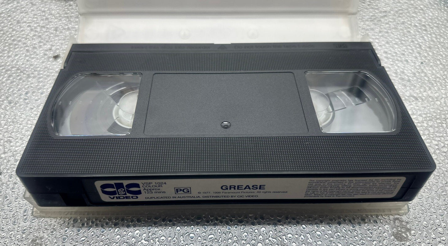 20th Anniversary Edition Grease John Travolta / Olivia Newton-John VHS 6367
