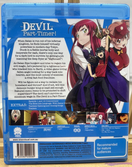 The Devil Part-Timer Blu-Ray In Good Condition 6043