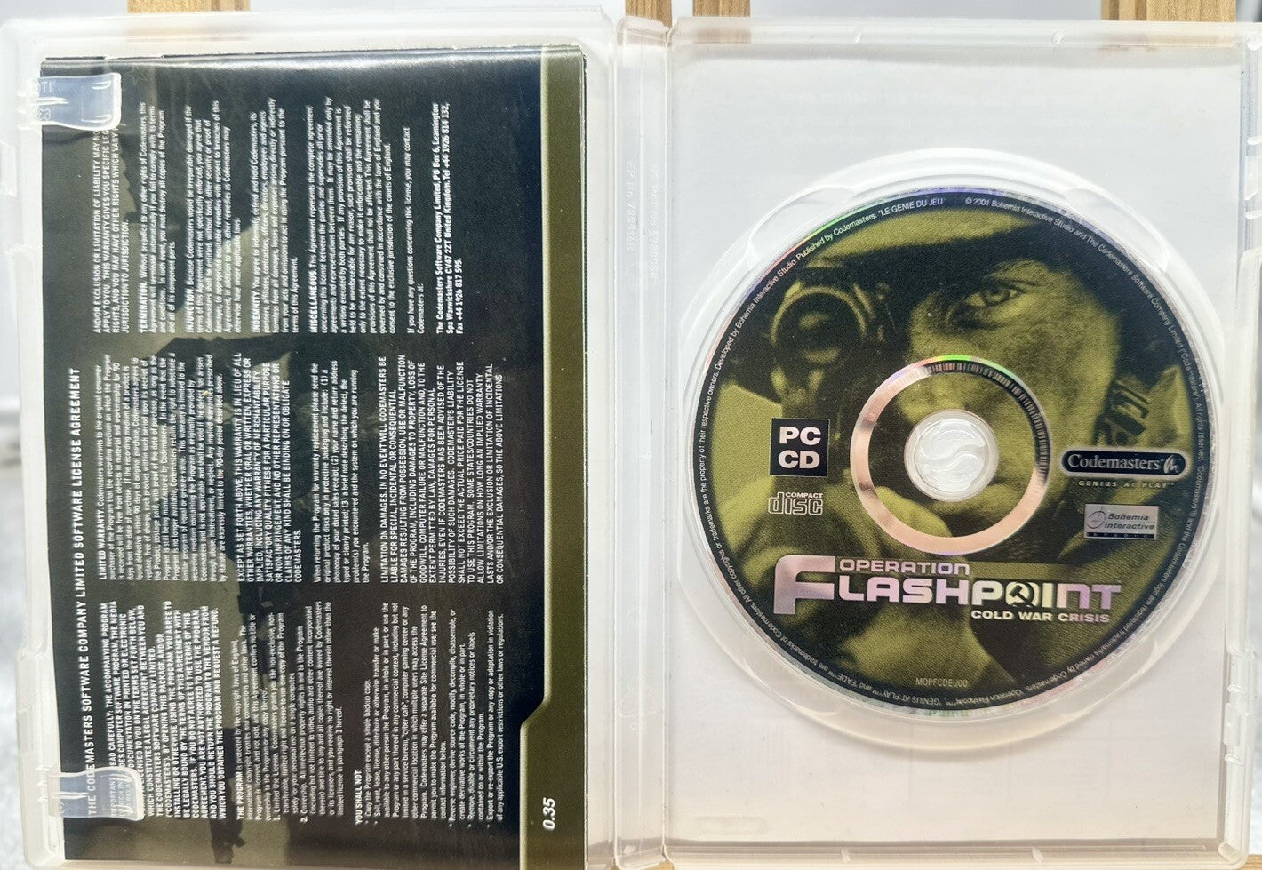 Operation Flashpoint Cold War Crisis PC Game Complete Good Condition 6310