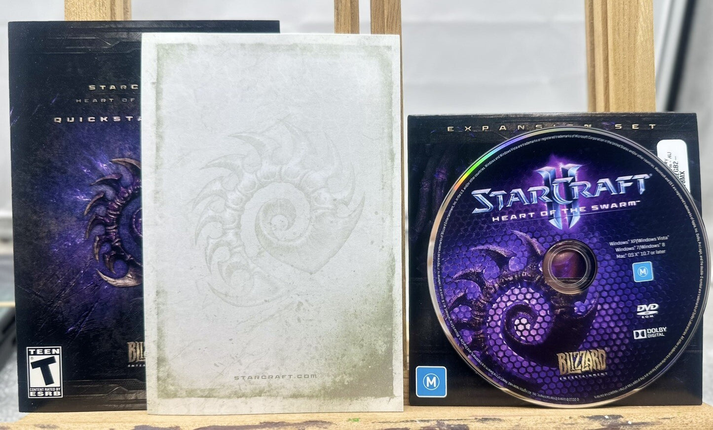 Starcraft 2 Heart Of The Swarm Expansion Pack PC Game Complete Good Cond 6311