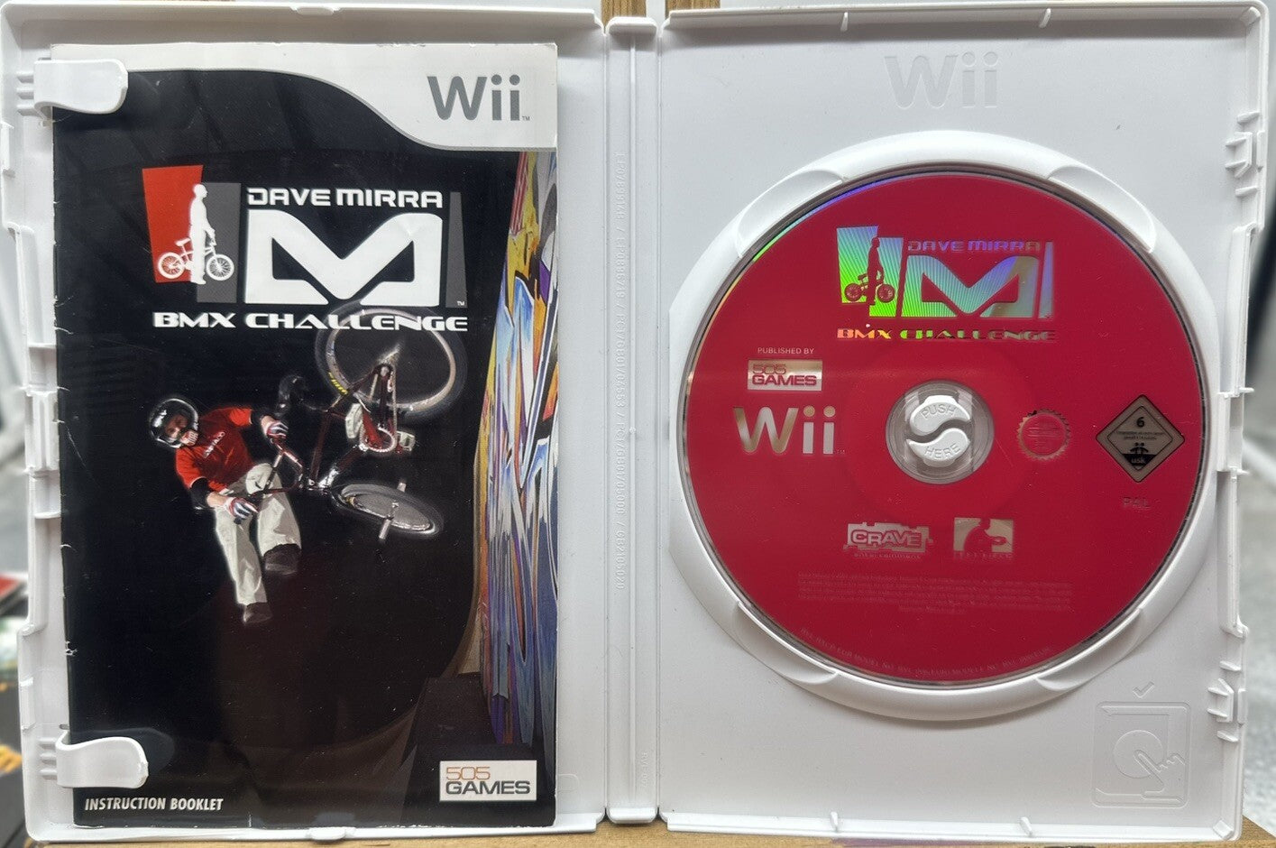 Dave Mirra BMX Challenge PAL Nintendo Wii Complete Game 6082