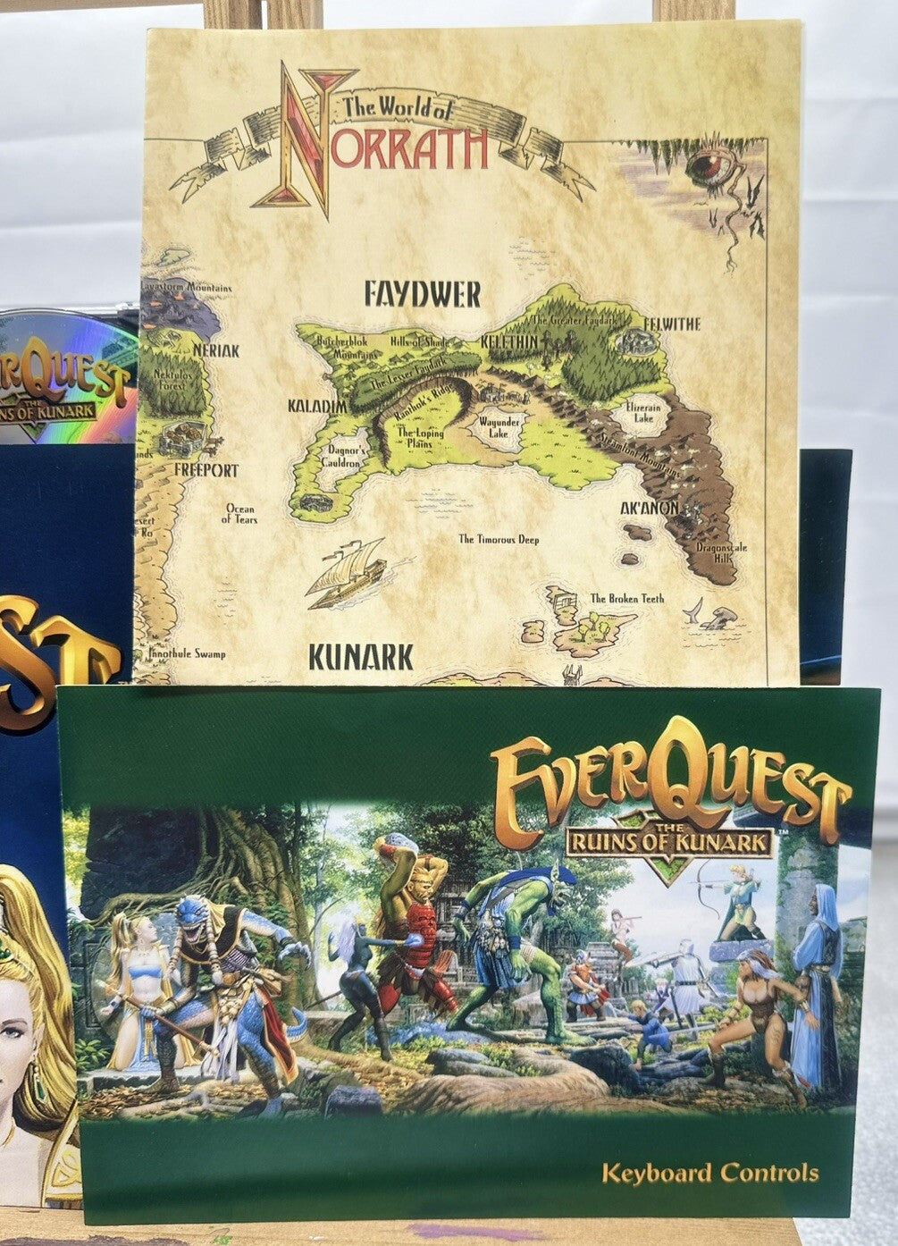 Everquest Deluxe Edition Big Box PC Game Complete Good Condition 6022