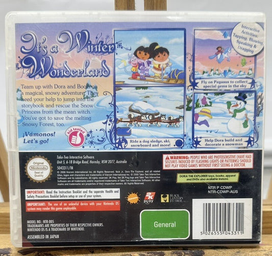 Dora Saves The Snow Princess Nintendo DS Complete Game 6509