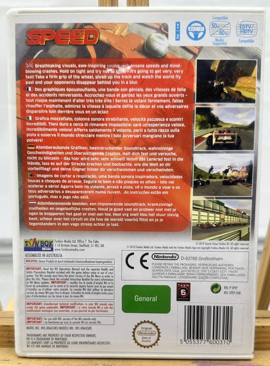 Speed - PAL Nintendo Wii Complete Game 6529