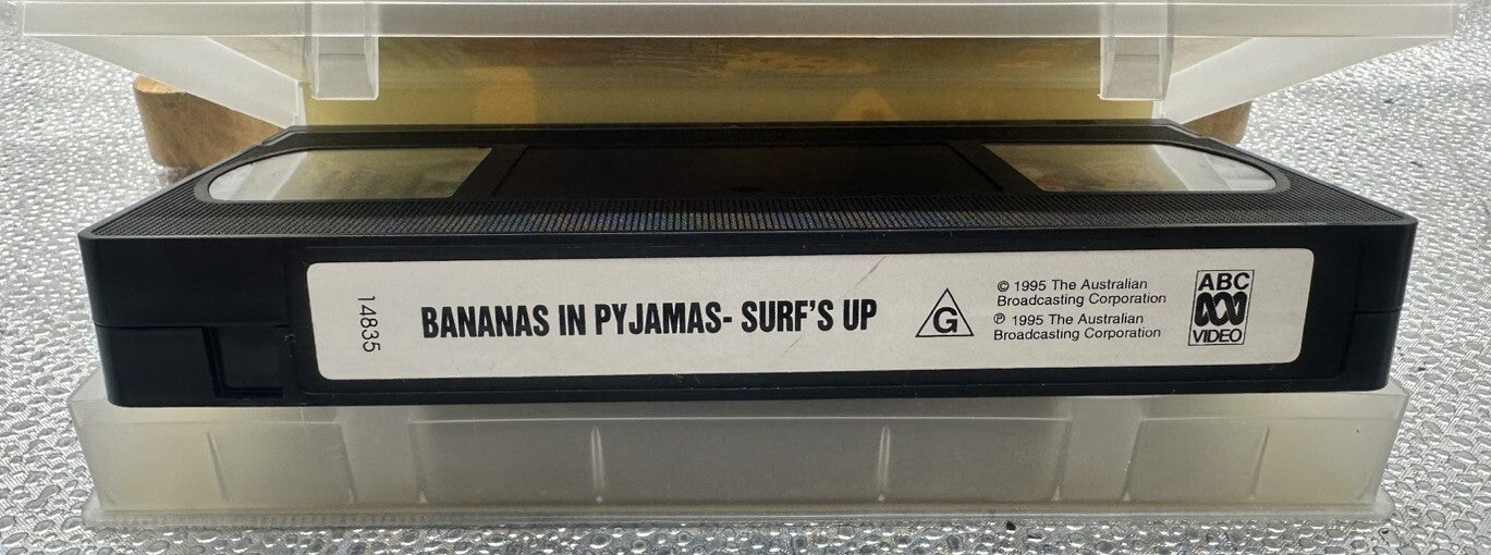 Bananas In Pyjamas Surf's Up VHS In Good Condition - 6473