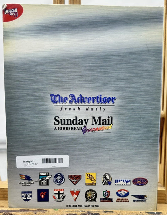 AFL Superstars 2003 Football Collector Card Album In Good Condition 6376