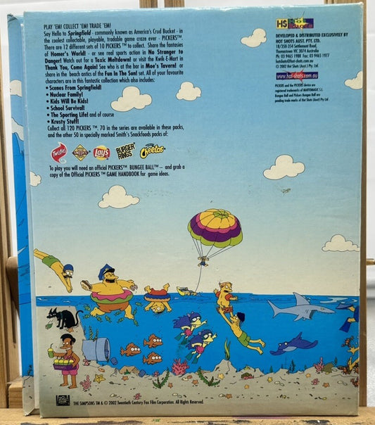 The Simpsons Pickers Official Collector's Album Only In Ok Condition 5999