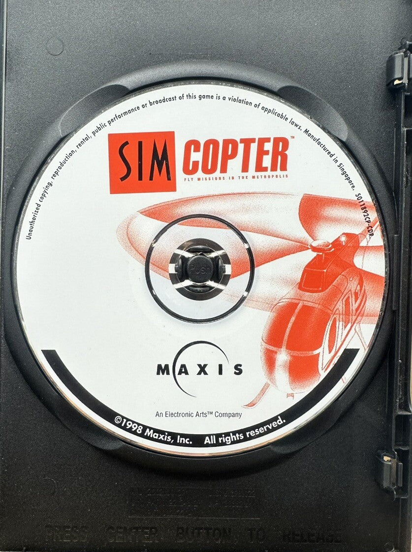 Sim Copter Fly Mission In The Metropolis PC Game DISC ONLY In Good Condition6569
