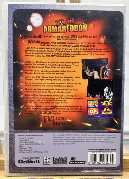 Worms Armageddon PC Game In Good Condition 7990