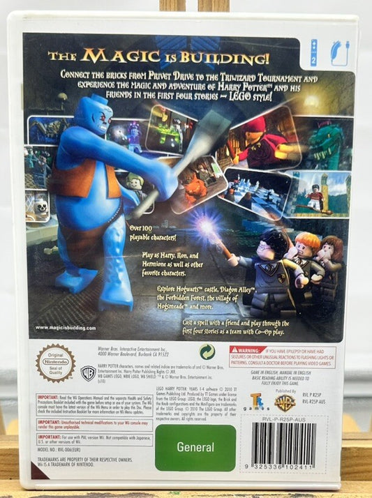 Lego Harry Potter Years 1-4 - PAL Nintendo Wii Complete Game 6514
