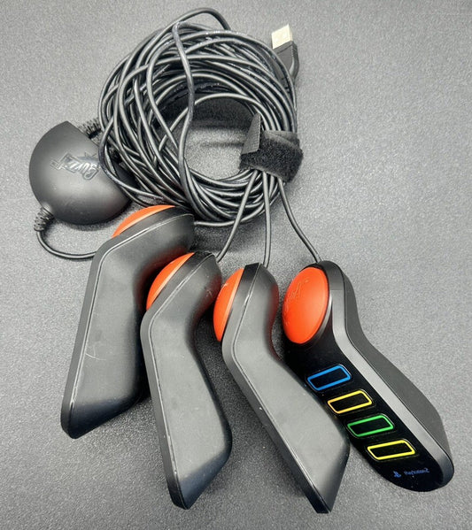 Official Wired Buzz Controllers Buzzers - PS2 PS3 - Tested & Working