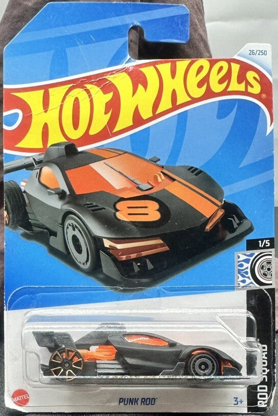 2024 HOT WHEELS - Rod Squad (#1/5) Punk Rod #26 Long Card NEW 7987