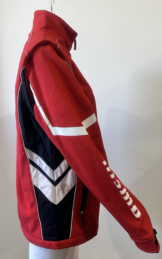 NISSAN Official Nismo Racing Women's Red Jacket Detachable Sleeves Vest Size S