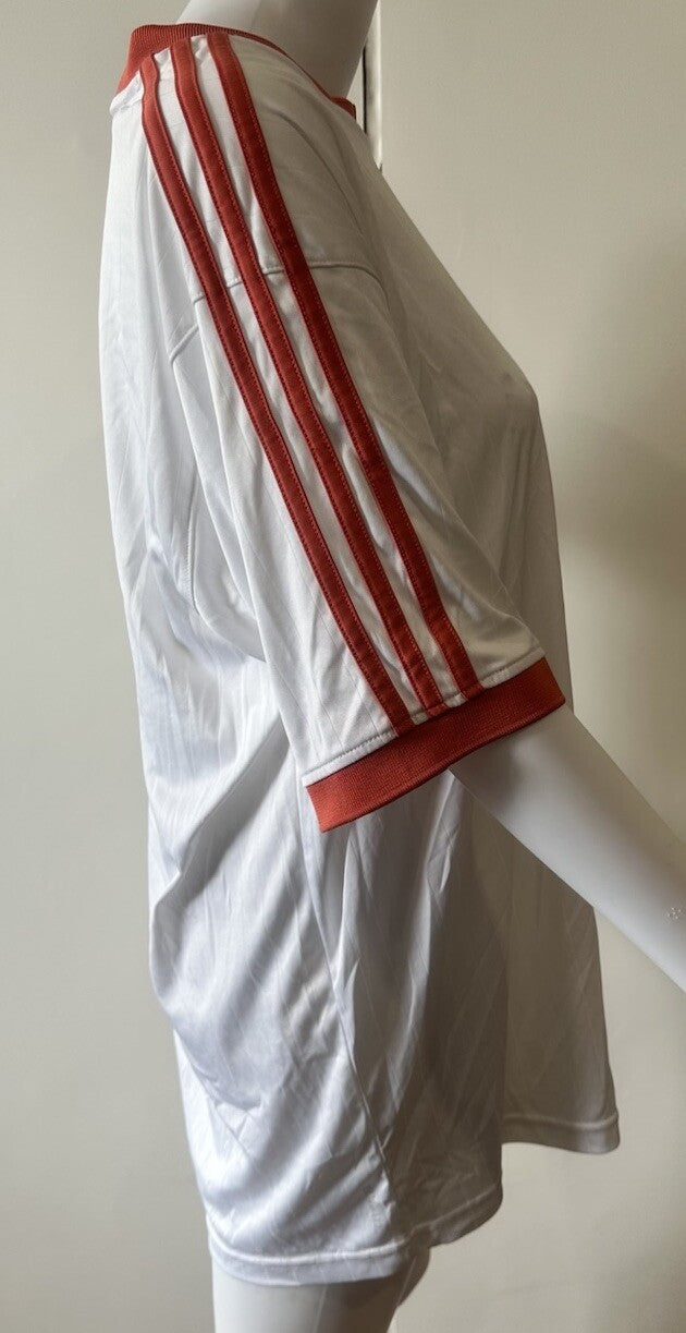 Adidas Skateboarding White Short Sleeve Shirt Size Large In Good Condition 3156
