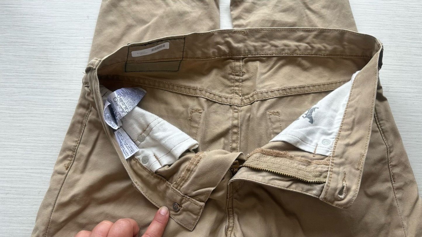 Levis Mens Tan Chino Size W78cm x L94cm In Good Condition 2986