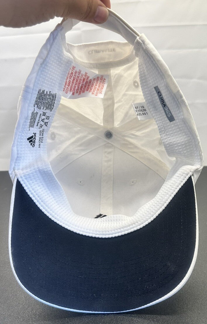 Adidas Clima 365 White Hat / Cap Adjustable Adult Sizing In Good Condition 2957