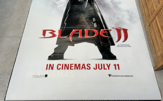 Wesley Snipes Blade 2 Cinema Movie Wall POSTER In Good Condition 177cm x 117cm