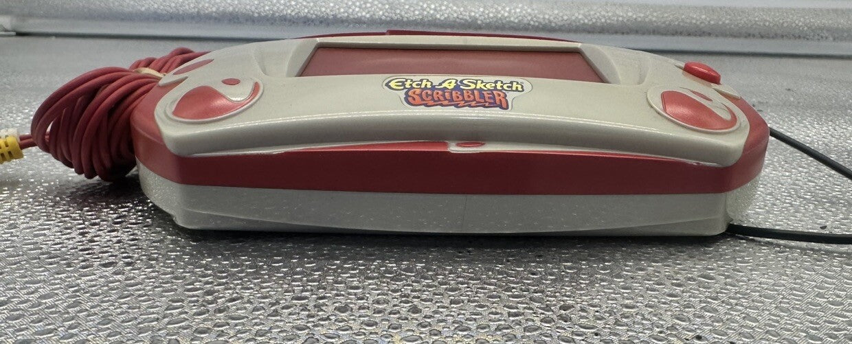 Etch A Sketch Scribbler 2005 RC to TV with Attached Pen In Good Condition 6580