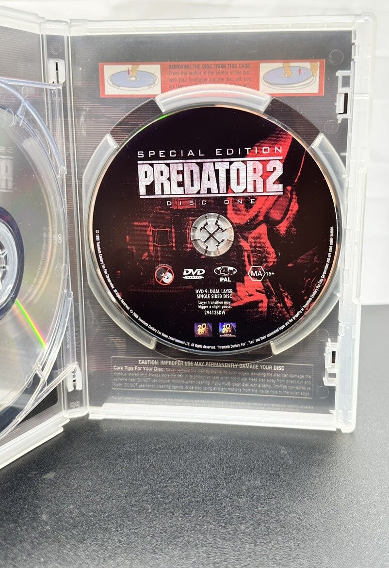 Predator 2 DVD Two Disc In Good Condition