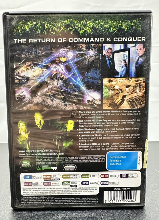 Command And Conquer Tiberium Wars PC Complete In Good Condition 962