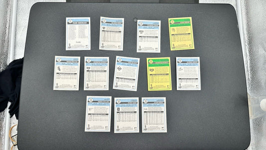 12 X O Pee Chee Baseball Cards 2009 Collection In Good Condition