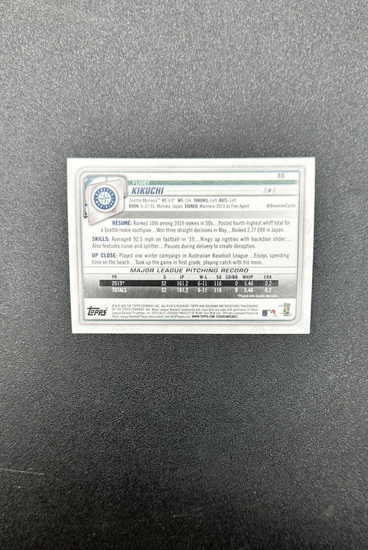 Yusei Kikuchi - Seattle Mariners Topps Baseball Cards 2020 In Good Cond 4180