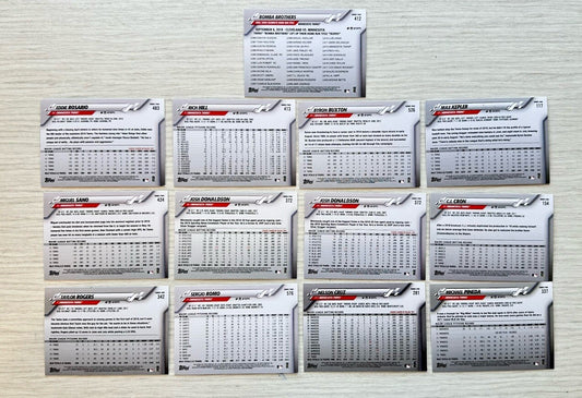 13 X Minnesota Twins Topps Baseball Cards 2020 Collection In Good Cond 4177