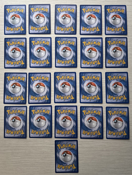 21 X Pokemon Grass Trading Cards Collection Random Years & Series Good Cond 5088