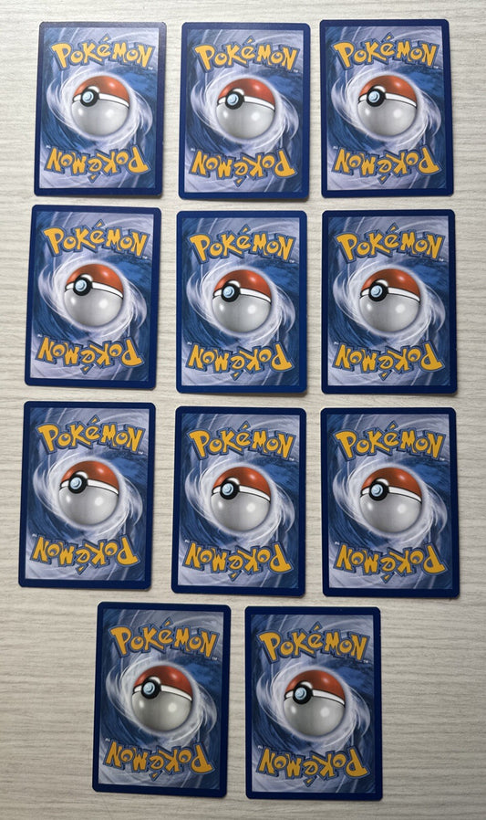 11 X Pokemon Grass Trading Cards Collection Random Years & Series Good Cond 5088