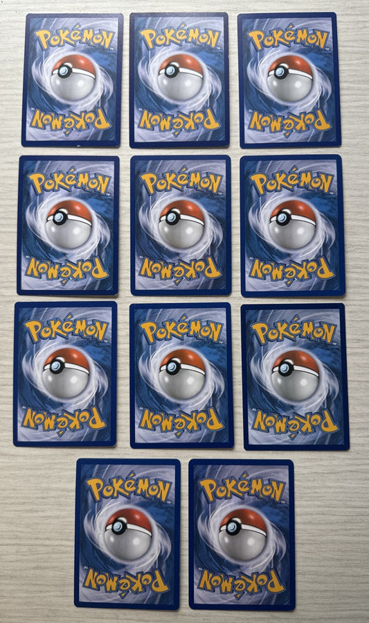 11 X Pokemon Grass Trading Cards Collection Random Years & Series Good Cond 5088