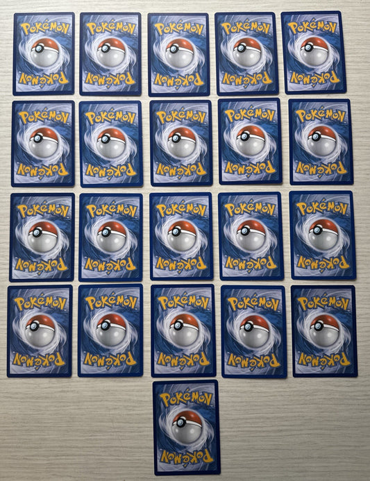 21 X Pokemon Grass Trading Cards Collection Random Years & Series Good Cond 5088