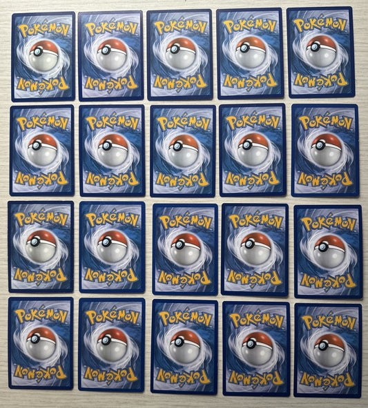 20 X Pokemon Fighting Trading Cards Collection Random Years & Series GC 5089