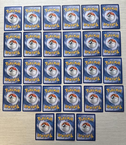 27 X Pokemon Water Cards Collection Random Years & Series 5090