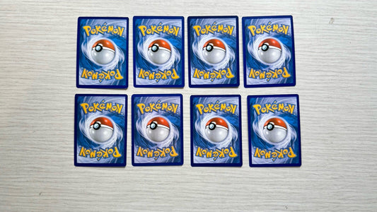 8 X Pokemon Water Cards Collection Random Years & Series 5090