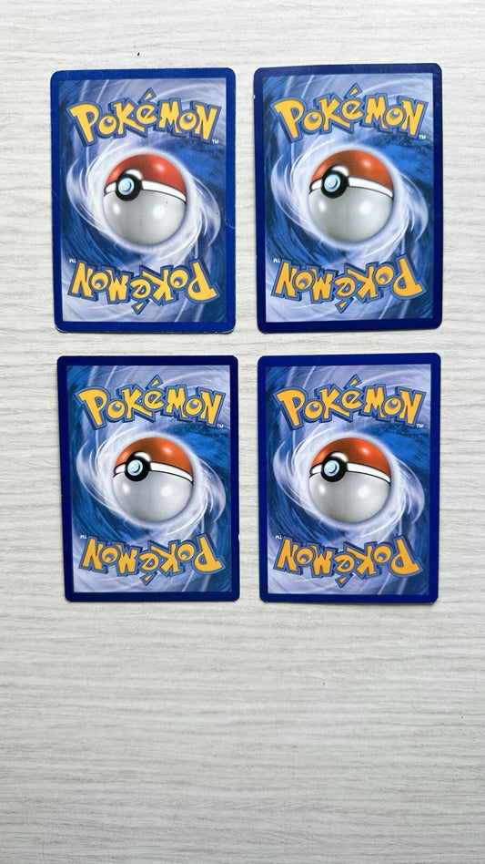 4 X Pokemon Water Cards Collection Random Years & Series 5090