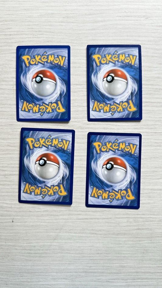 4 X Pokemon Steel Cards Collection Random Years & Series 5006