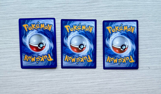 3 X Pokemon Cards Collection Random Years & Series