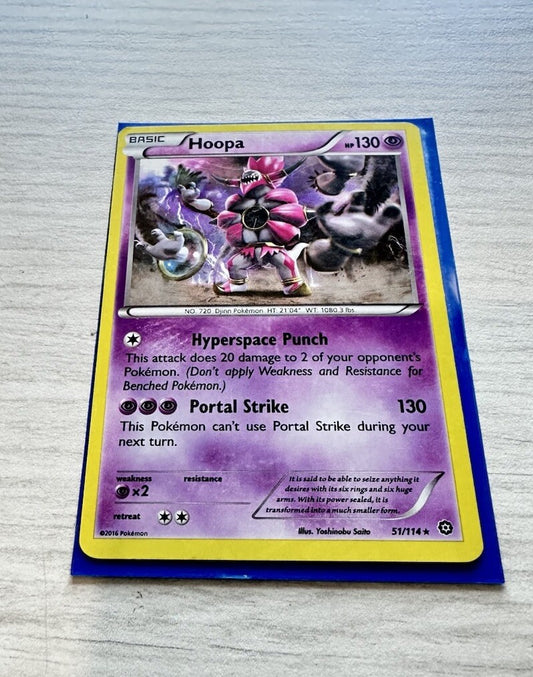 Hoopa Pokemon Holo Psychic Card Year 2016 (6385)